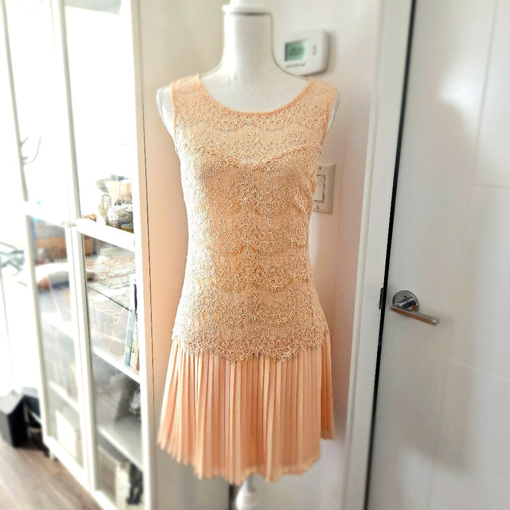 Forever 21 Drop-Waist Light Pink Dress